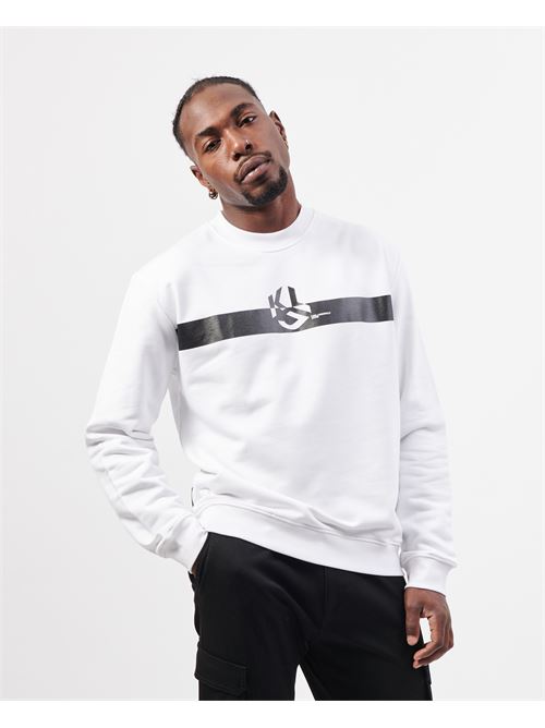 Karl Lagerfeld sweat-shirt ras du cou avec logo KARL LAGERFELD | 245D1806J109